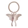 Light Luna Moth Keyring Light Luna Moth Keyring