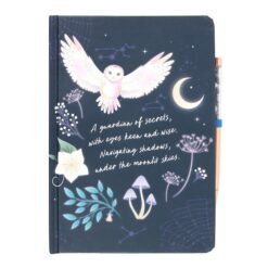 Alternative view of Night Owl Journal with Sodalite Pen