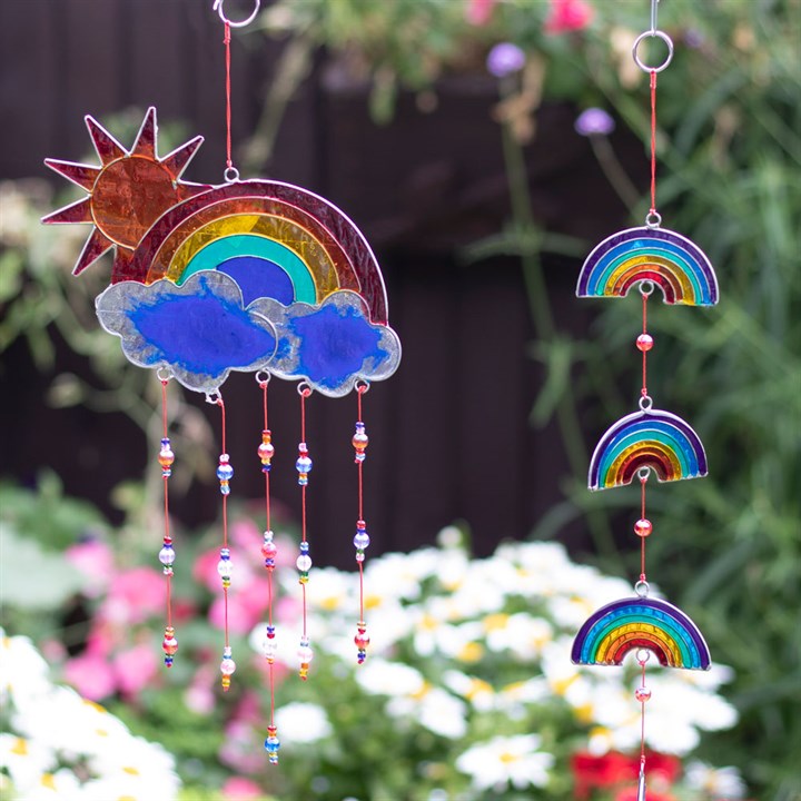 35cm Sun and Rainbow Suncatcher 35cm Sun and Rainbow Suncatcher - Image 2