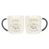 King and Queen Couples Caravan Mug Set