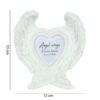 Glitter Angel Wing Photo Frame