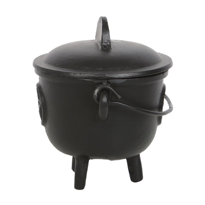 11cm Cast Iron Cauldron with Pentagram 11cm Cast Iron Cauldron with Pentagram - Image 3