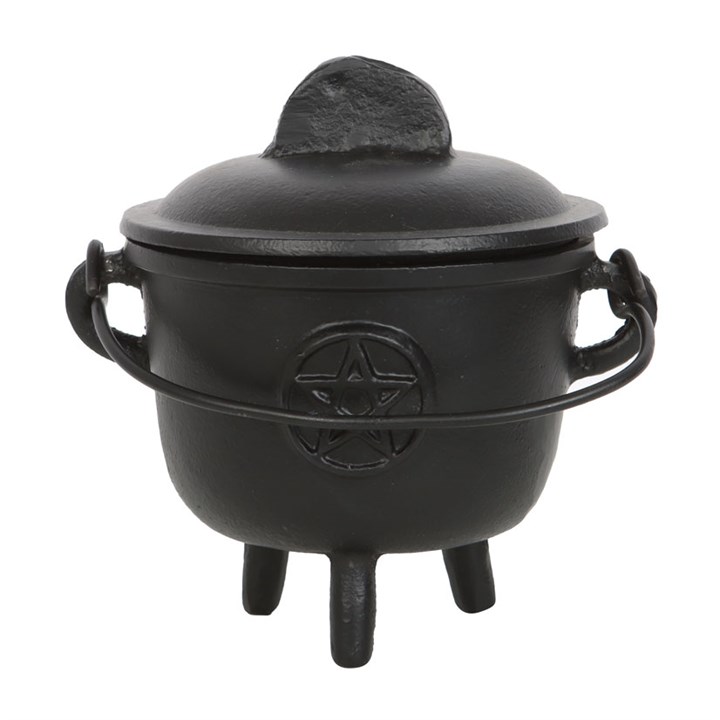 11cm Cast Iron Cauldron with Pentagram 11cm Cast Iron Cauldron with Pentagram - Image 4