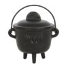 11cm Cast Iron Cauldron with Triple Moon