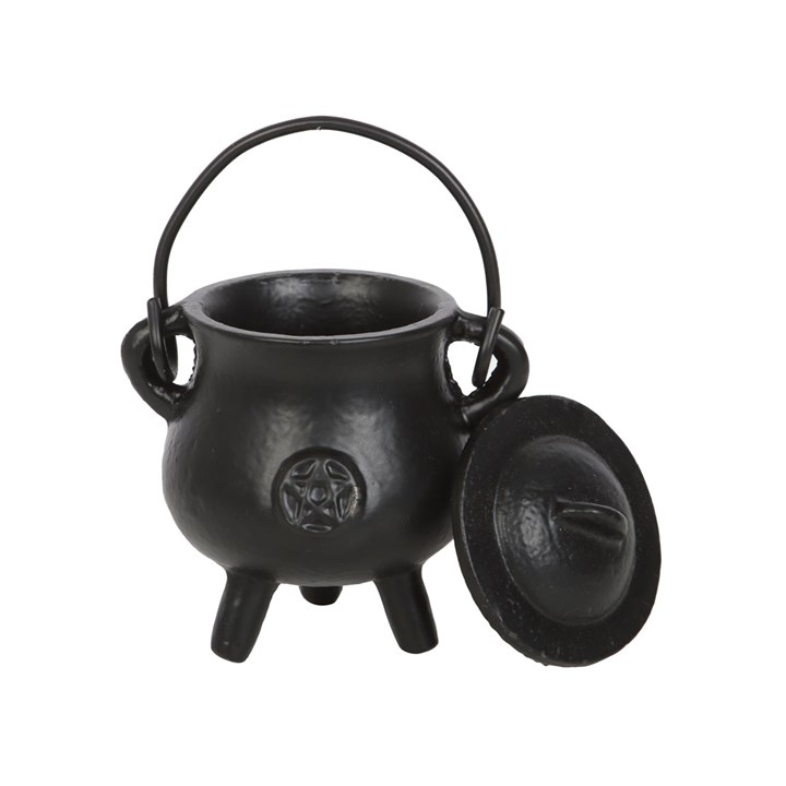 7.5cm Smooth Cast Iron Cauldron with Pentagram 7.5cm Smooth Cast Iron Cauldron with Pentagram - Image 2