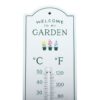 Welcome to My Garden Wall Thermometer