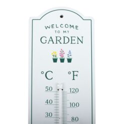 Alternative view of Welcome to My Garden Wall Thermometer