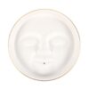 White Moon Face Incense Stick Holder