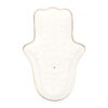 White Hamsa Hand Incense Stick Holder