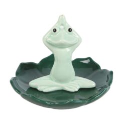 Alternative view of Yoga Frog Incense Stick Holder