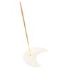 White Crescent Moon Incense Stick Holder