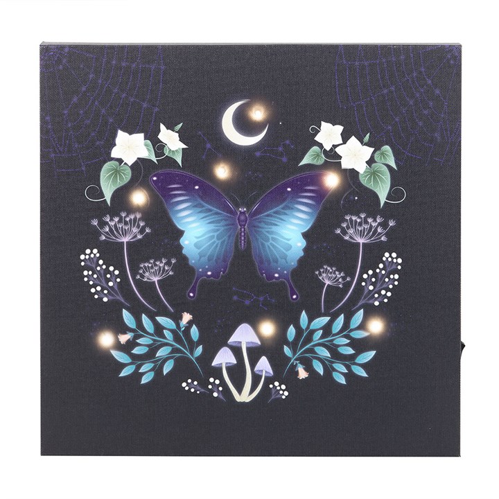 Night Owl Light Up Canvas Plaque Night Owl Light Up Canvas Plaque