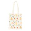 Funky Fungi Mushroom Print Polycotton Tote Bag