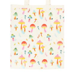 Alternative view of Funky Fungi Mushroom Print Polycotton Tote Bag