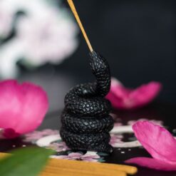 Alternative view of Black Snake Incense Stick Holder