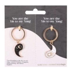 Alternative view of Pair of Yin Yang Best Friend Keyrings