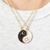 Pair of Yin Yang Best Friend Pendant Necklaces Pair of Yin Yang Best Friend Pendant Necklaces
