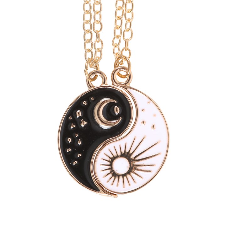Pair of Yin Yang Best Friend Pendant Necklaces Pair of Yin Yang Best Friend Pendant Necklaces - Image 6