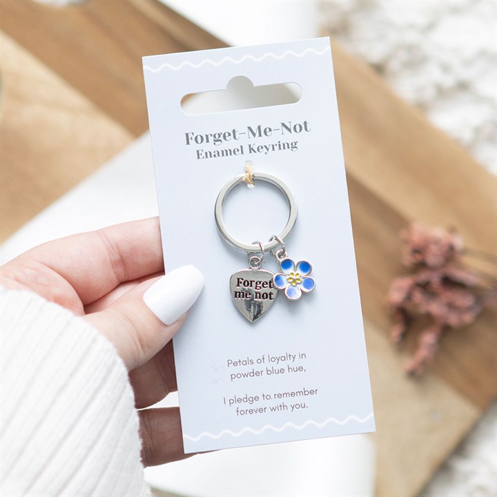 Forget-Me-Not Flower Keyring Forget-Me-Not Flower Keyring - Image 6