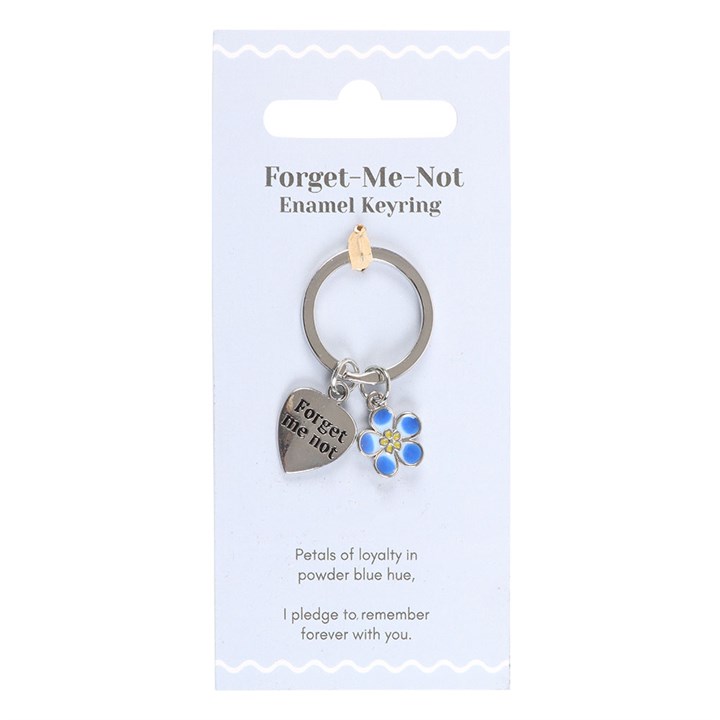 Forget-Me-Not Flower Keyring Forget-Me-Not Flower Keyring