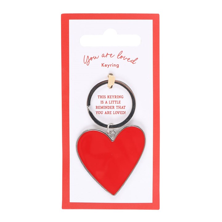 You Are Loved Heart Keyring You Are Loved Heart Keyring