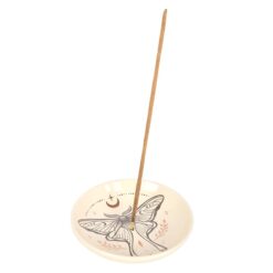 Alternative view of Luna Moth Incense Holder