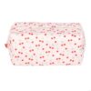 Heart Cherry Print Makeup Bag Heart Cherry Print Makeup Bag