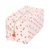 Heart Cherry Print Makeup Bag Heart Cherry Print Makeup Bag