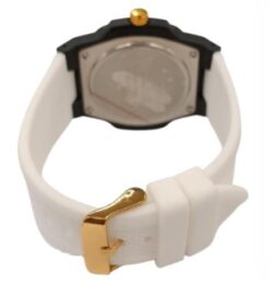 Alternative view of Clasico Mens Ladies Water Resistant Arabic Square Dial White Rubber Strap Watch