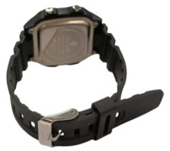 Alternative view of Clasico Mens Digital Water Resistant Black Rubber Strap Watch