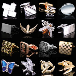 High-Quality Brass Laser-Cut Cufflinks for Men | Professional French Shirt Style