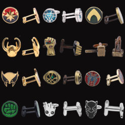 Disney Marvel Superhero Cufflinks: Iron Man, Captain America, Hulk, Thor & More
