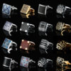 High-Quality Cufflinks, Retro Pattern for Men's French Shirt Fashion acceries