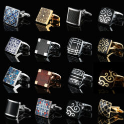 High-Quality Cufflinks, Retro Pattern for Men's French Shirt Fashion acceries