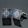 High-Quality Cufflinks, Retro Pattern for Men's French Shirt Fashion acceries