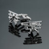 Shirt Cufflinks, Aircraft, Sailboat, Motorcycle, Racing Car Design for Men