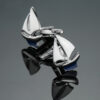 Shirt Cufflinks, Aircraft, Sailboat, Motorcycle, Racing Car Design for Men