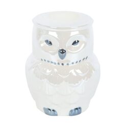 Alternative view of Owl Shaped Iridescent Oil Burner and Wax Warmer