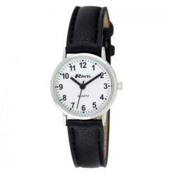 Ravel Womens Classic Strap Black / Silver / White Watch