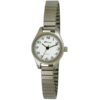 Ravel Ladies Cocktail White Dial with Silver Expander Watch