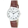 Ravel Mens Classic Strap Watch Brown / Silver Watch