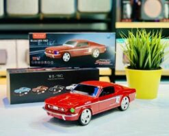 Wireless Bluetooth Car Speaker with TF/USB/FM RED Novelty Gift