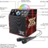 X Factor Disco Cube Speaker - Vibrant Lights & Powerful Sound for Every Party X Factor Disco Cube Speaker - Vibrant Lights & Powerful Sound for Every Party