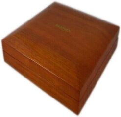 Alternative view of Bernex Swiss Made Roman Numeral Date Rhodium Plate Open Face Pocket Watch