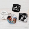 Custom Photo Cufflinks | Personalised Men's Cufflinks | Groom & Father's Gift