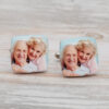 Custom Photo Cufflinks | Personalised Men's Cufflinks | Groom & Father's Gift