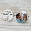 Custom Photo Cufflinks | Personalised Men's Cufflinks | Groom & Father's Gift