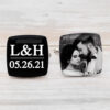 Custom Photo Cufflinks | Personalised Men's Cufflinks | Groom & Father's Gift