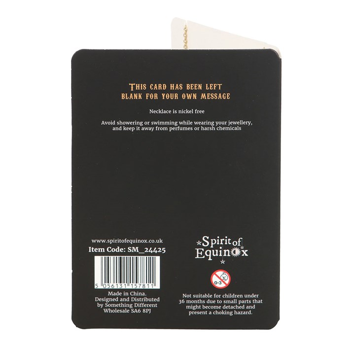 Talking Board Planchette Necklace Greeting Card Talking Board Planchette Necklace Greeting Card - Image 3