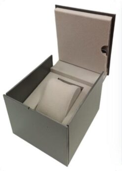 Alternative view of Longbo Mens Automatic Hollow mechanical Dial Analogue Silver/Black Leather Strap Watch